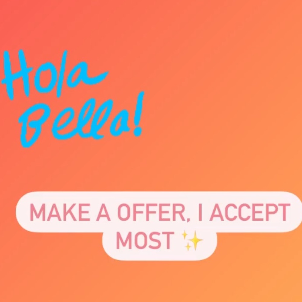 Make me a reasonable offer